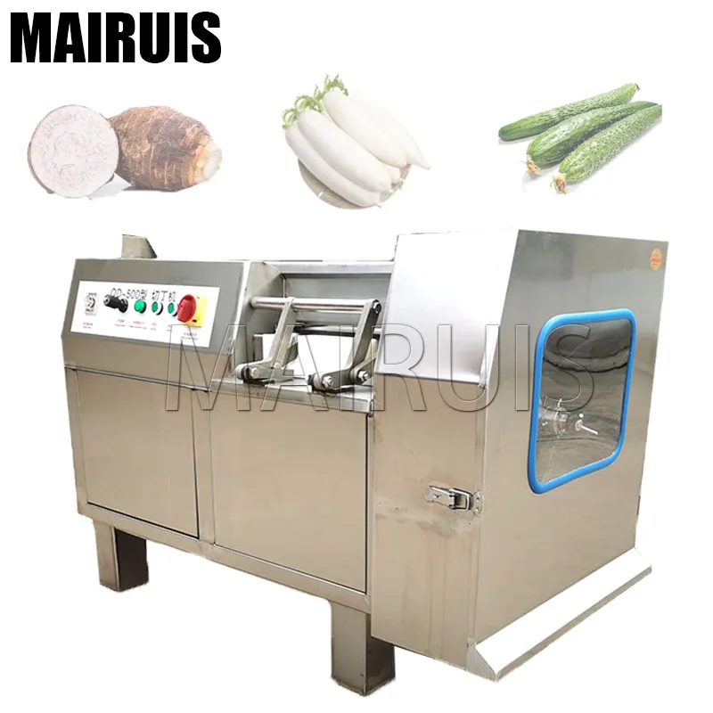 220V Fruit Vegetable Dicing Machine Carrots Granulator Electric Cutting Potato Cucumber Cube Machine