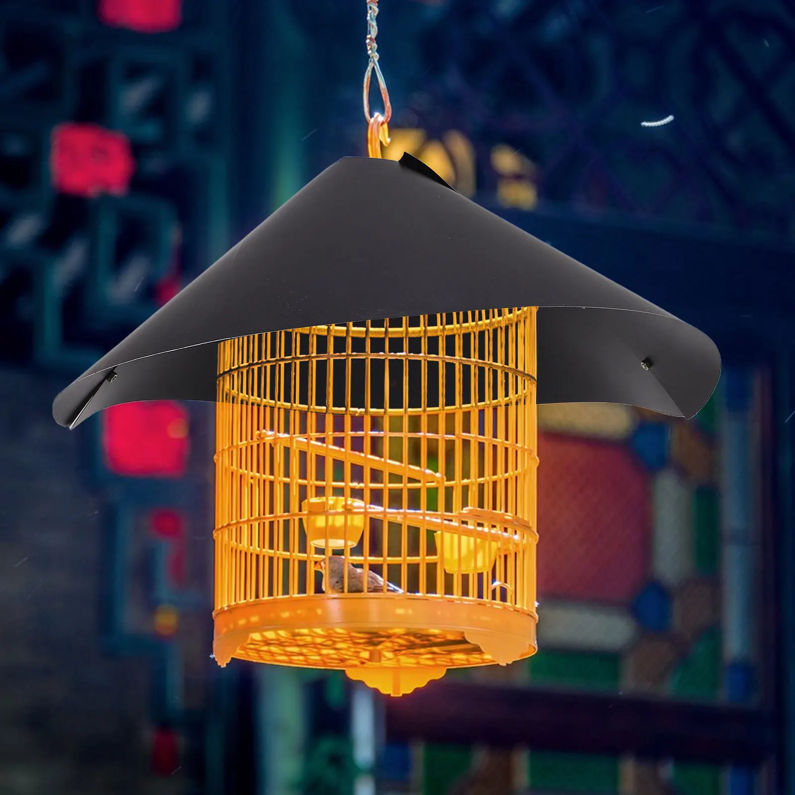 

Squirrel Baffle for Birdhouse Feeder Pole Outside Mount Easy Installation Reliable Parakeet Cage Accessories