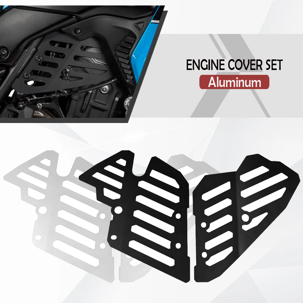

For Yamaha Tenere 700 Tenere700 XTZ700 T700 2019~2024 Motorcycle 2020 2021 2022 2023 Engine Guard Cover Protector Crap Flap Set