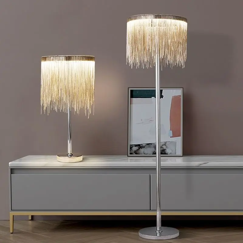 Table lamp vertical, living room creative desk, Nordic bedroom bedside table lamp
