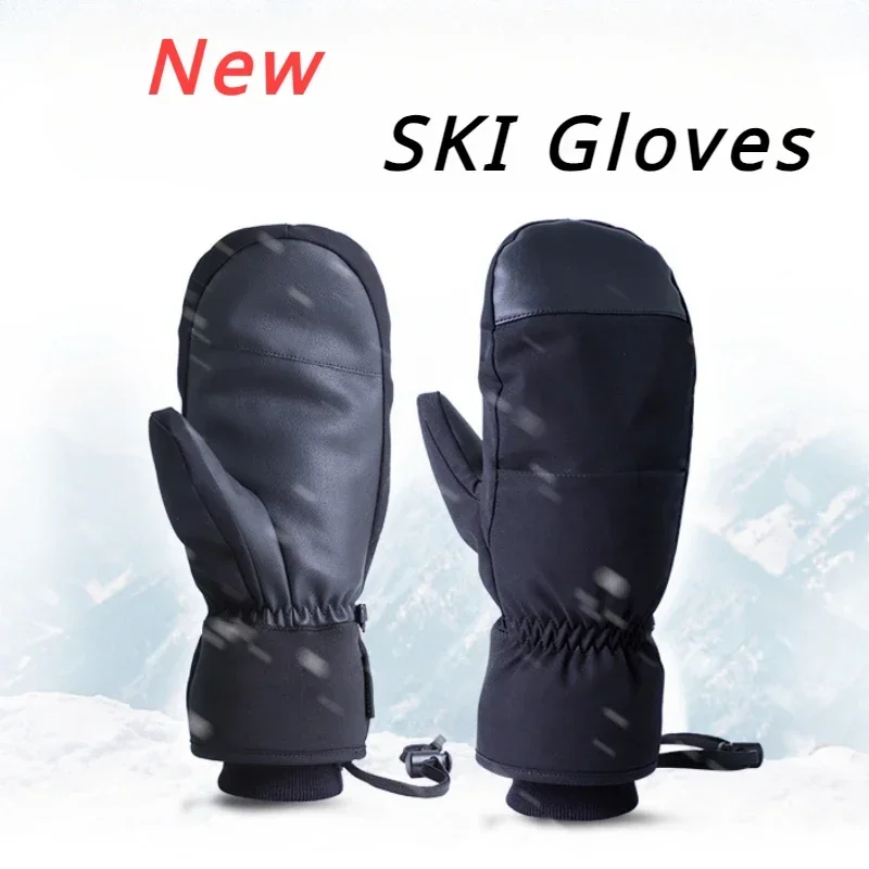 Skiing Gloves Winter Women Snow Gloves Warm Snowboard Man Mittens Waterpoof Heated Female Gloves Sports Outdoor Mountain Clothes