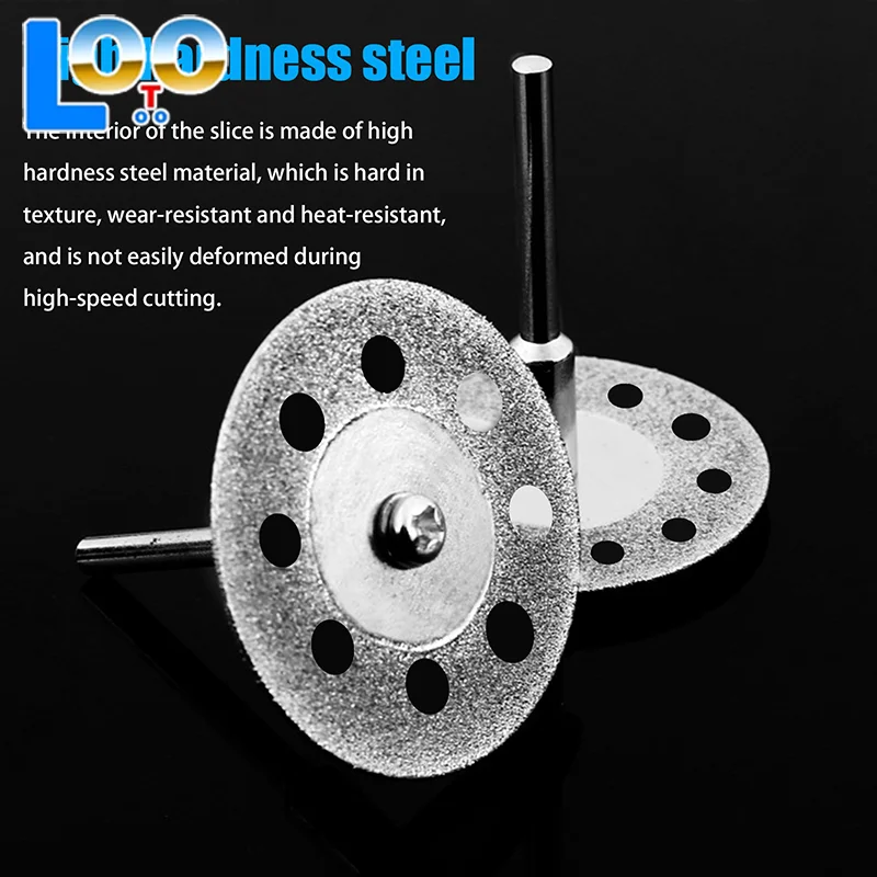 Алмазные отрезные диски для вращающегося инструмента, резак для плитки 545, керамический, стеклянный, камень, набор лезвий для кладки