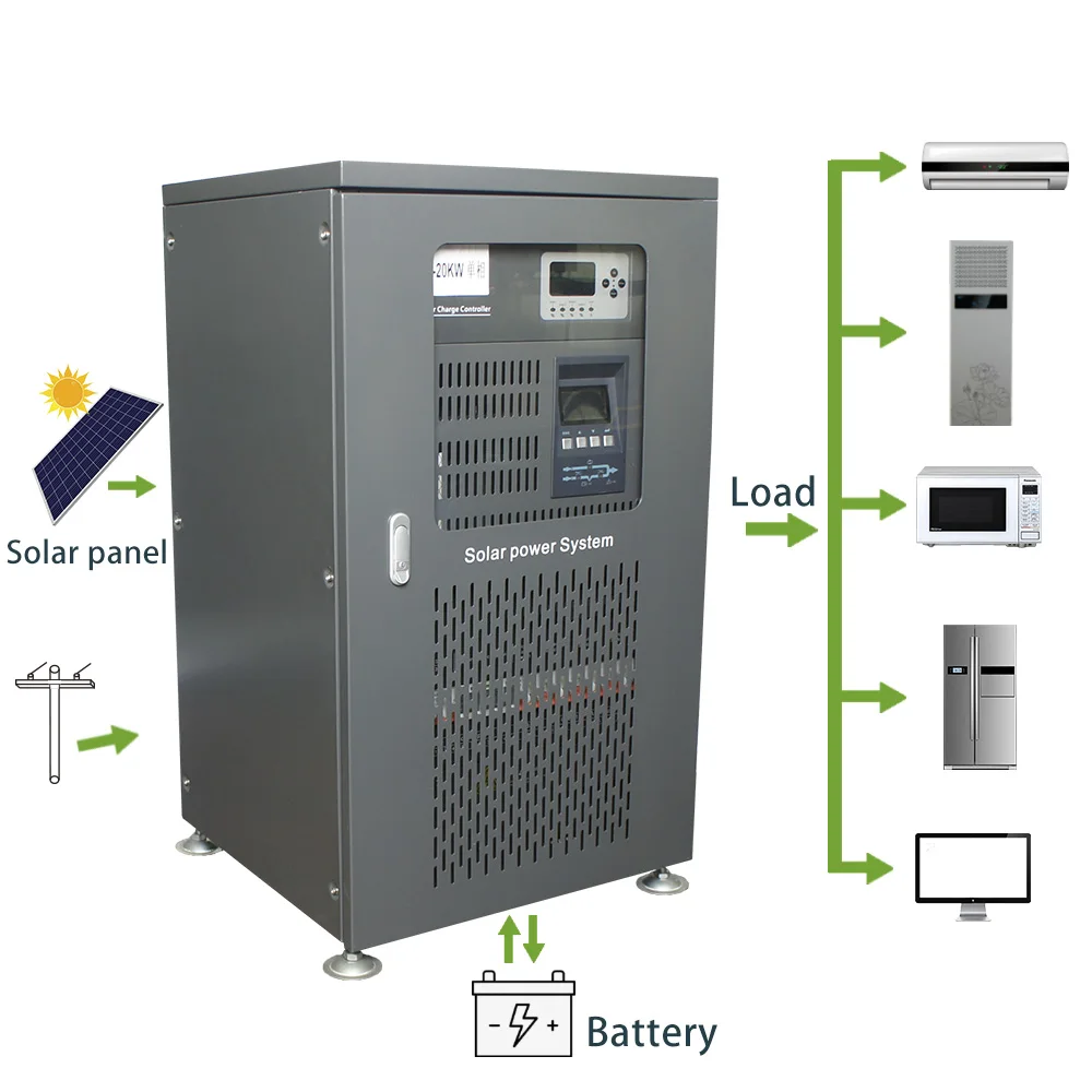 Single Phase 15 kw System Hybrid Offgrid Inverter 100a Solar Charger Controllers