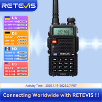 Retevis RT5R Walkie Talkie 5W Long Range Communication Walkie-Talkies UHF VHF Ham Radio Station Amateurs Professional Radio VOX