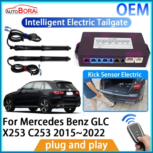 ZhuCamX 지능형 전기 뒷문 자동 리프팅 키트, 메르세데스 벤츠 GLC X253 C253 2015 ~ 2022 용 리모컨 오프너