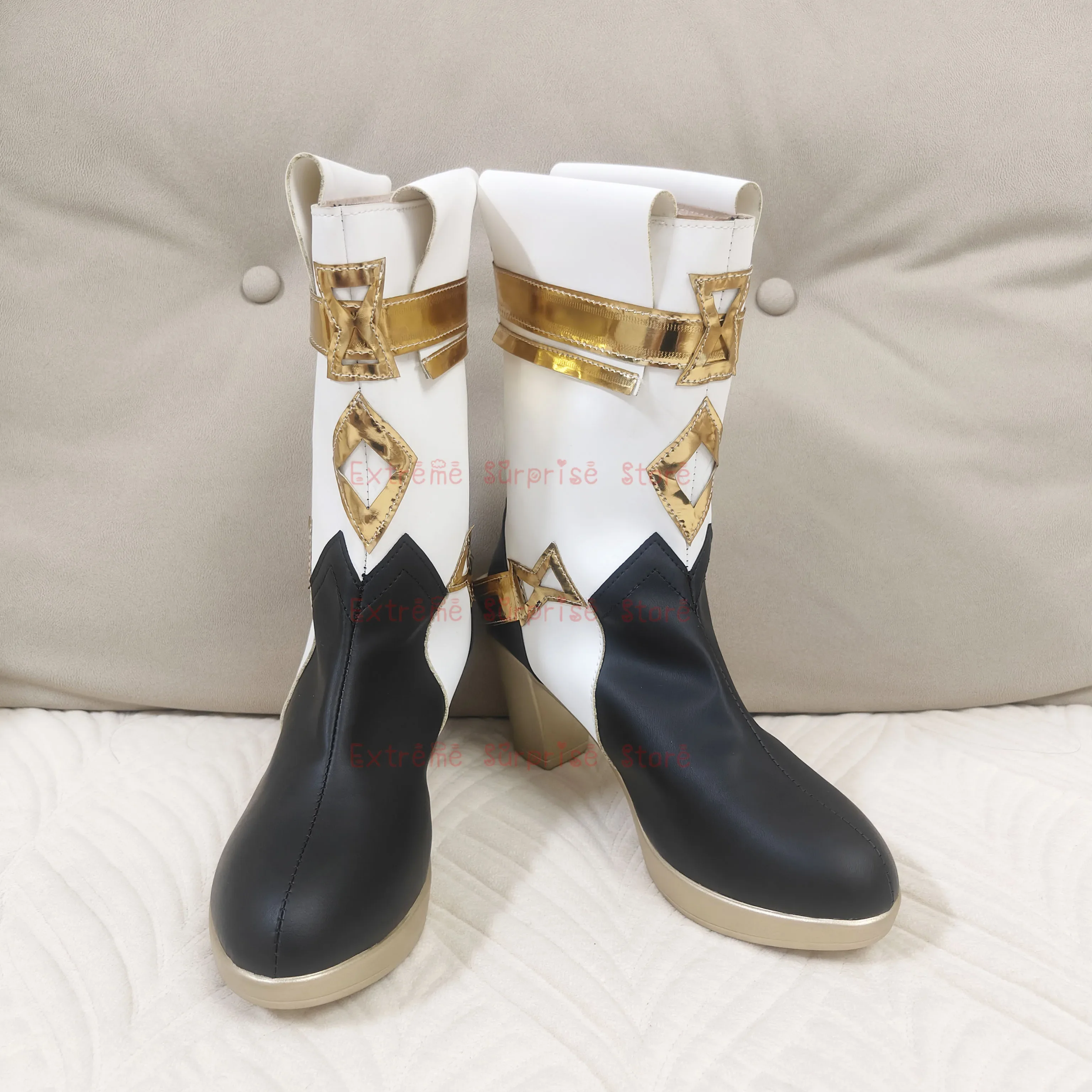CosplayGame Genshin Sethos zapatos de Cosplay Impact Sethos accesorios de disfraz de Cosplay accesorios Pu cuero Sethos Cosplay juego de rol Sh