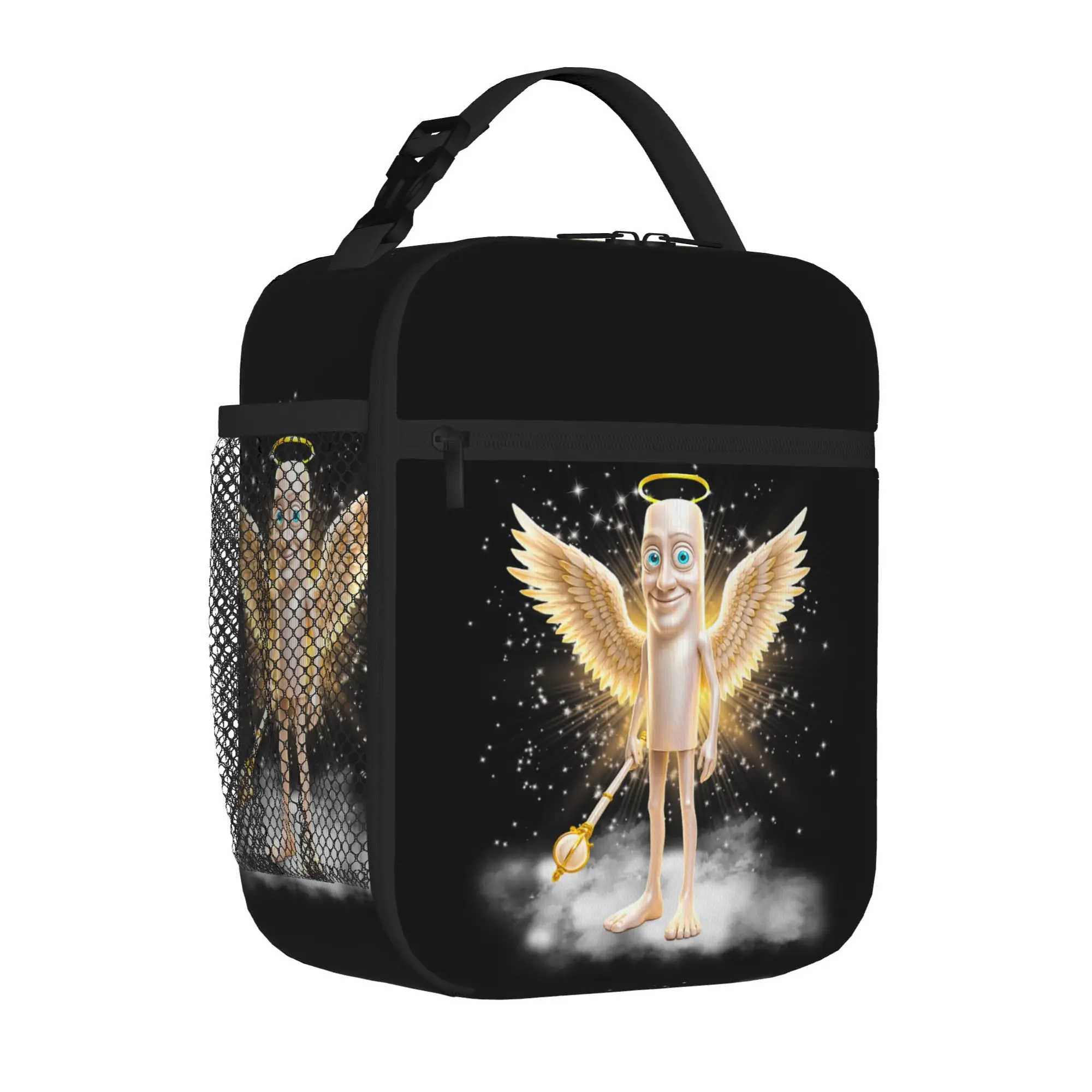 

God Tung Sahur Religious‌ Gen-Z Portable Thermal Cooler Bag Meme Italian Brainrot Reusable Insulated Lunch Bags Storage Box