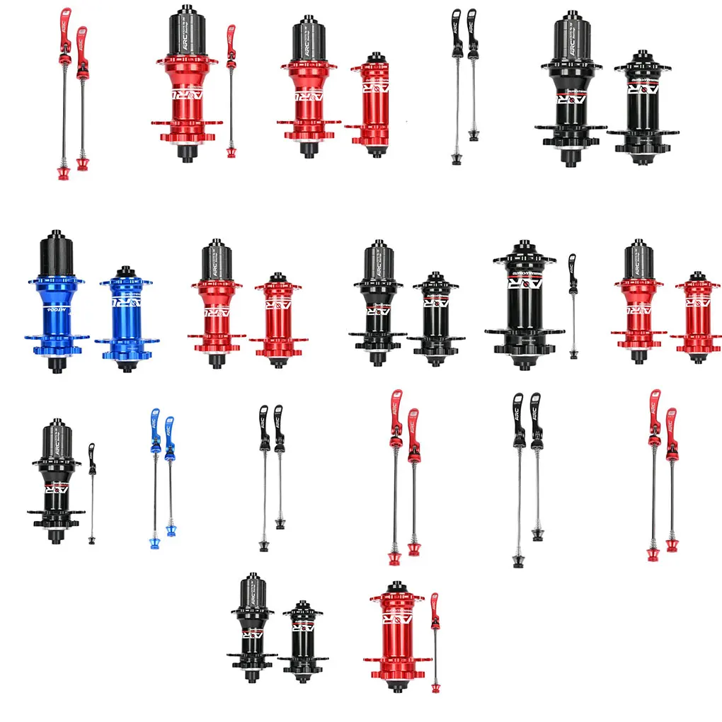 Bearing Hub Reduce Friction Cycling Supplies Metal Hubs Roller Shafts Aluminum Alloy Wheel Shaft 32Hole/Quick Release