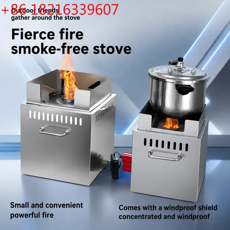 Portable Outdoor Firewood Stove Travel Camping Wood Burning Heater Household Picnic Gasifier Stove