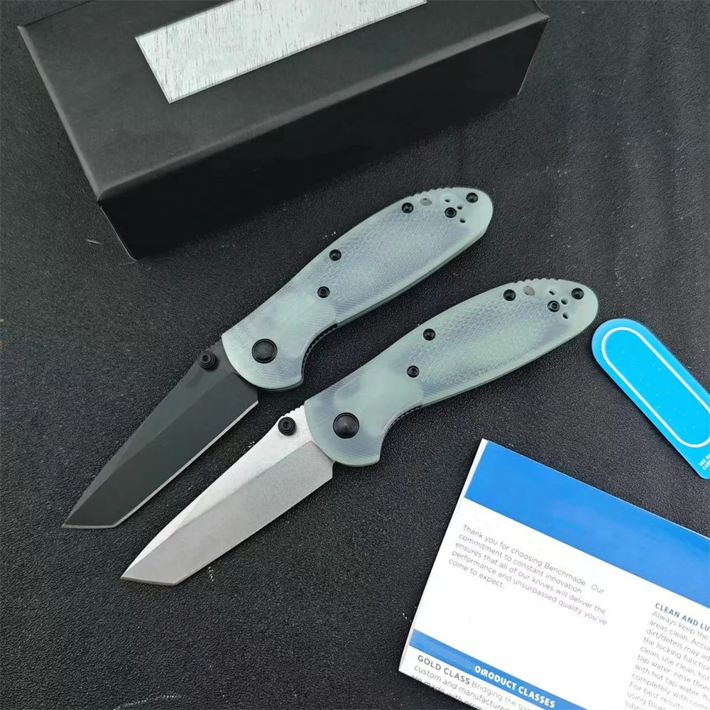 

BM 577 Mini Griptilian Folding Knife D2 Tanto Blade G10 Handle Everyday To Carry Hunting Camping Self Defense Multitools