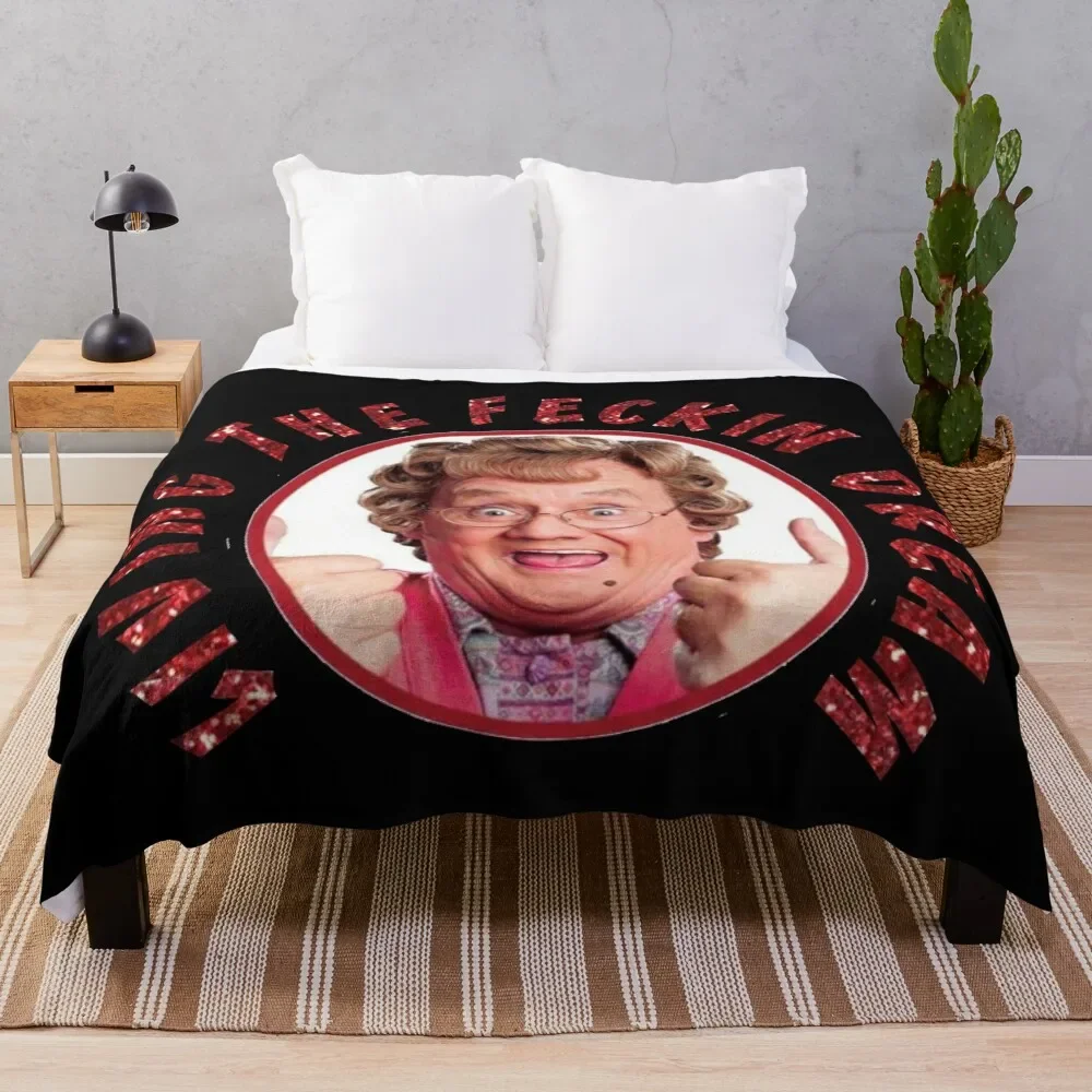 

Mrs Browns Boys Throw Blanket Quilt Flannels Hairy Kid'S Blankets