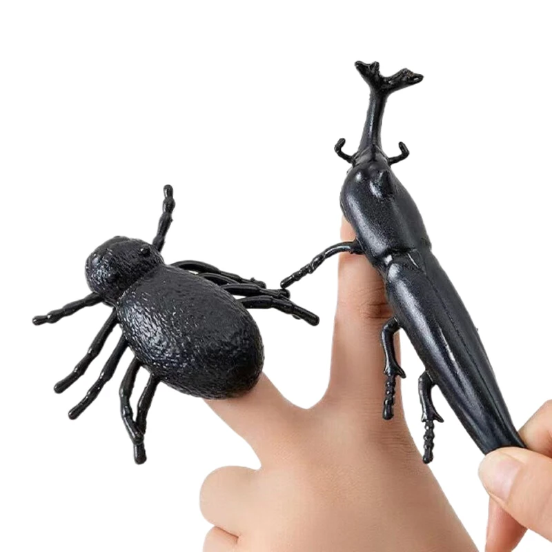 Catapult Launch Insect Fun And Tricky Slingshot Insect Practice Insect Elastic Flying Finger Insect Sticky Decompression Toy