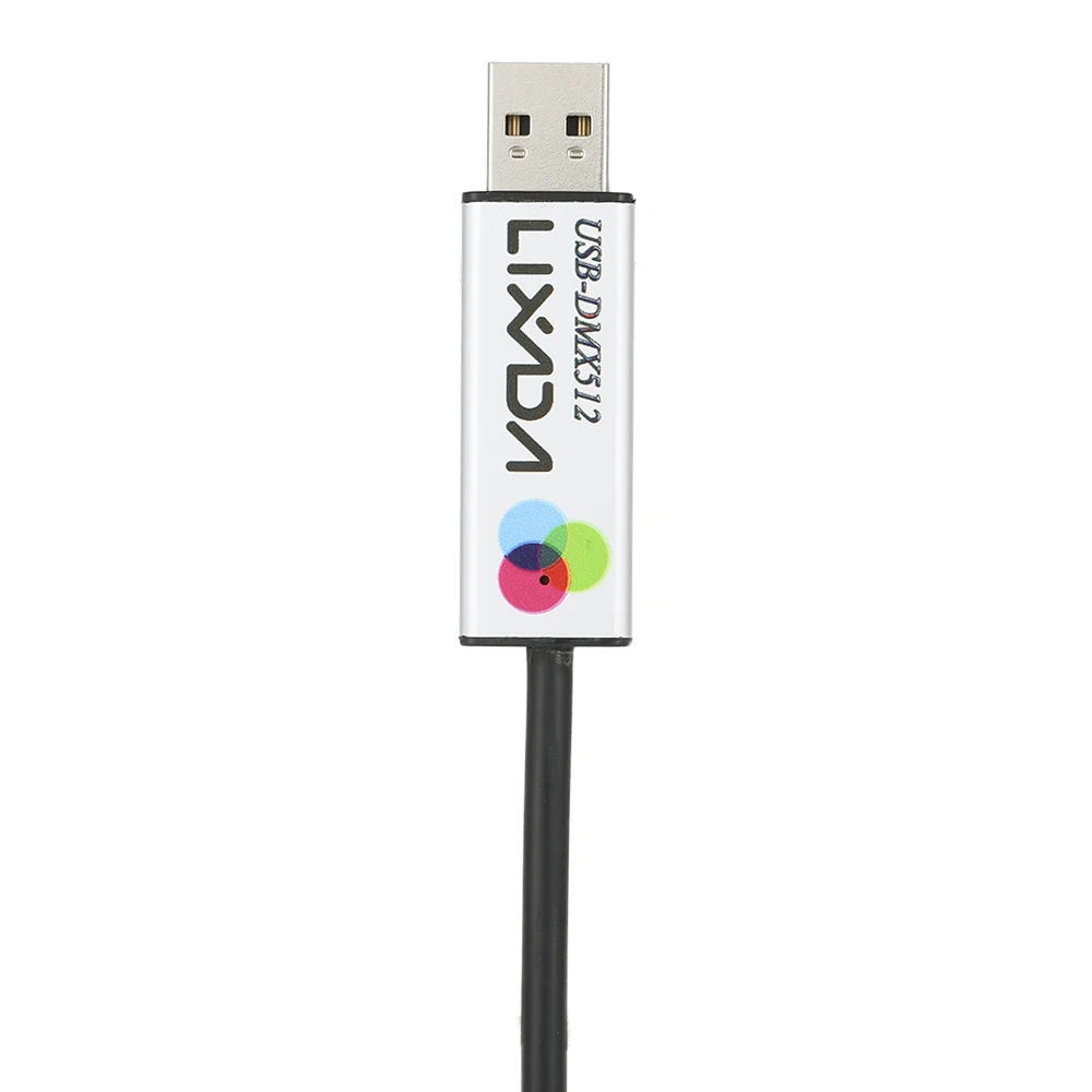 وحدة تحكم إضاءة Lixada-usb ، محول واجهة dmx ، led dmx512 ، كمبيوتر ، كمبيوتر ، وحدة تحكم إضاءة المسرح ، باهتة