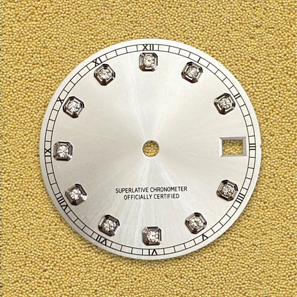 High Quality 28.5mm Watch Dial S Logo Dial  Suitable For NH35 NH36 Automatic Movement Watch Modification Accessories