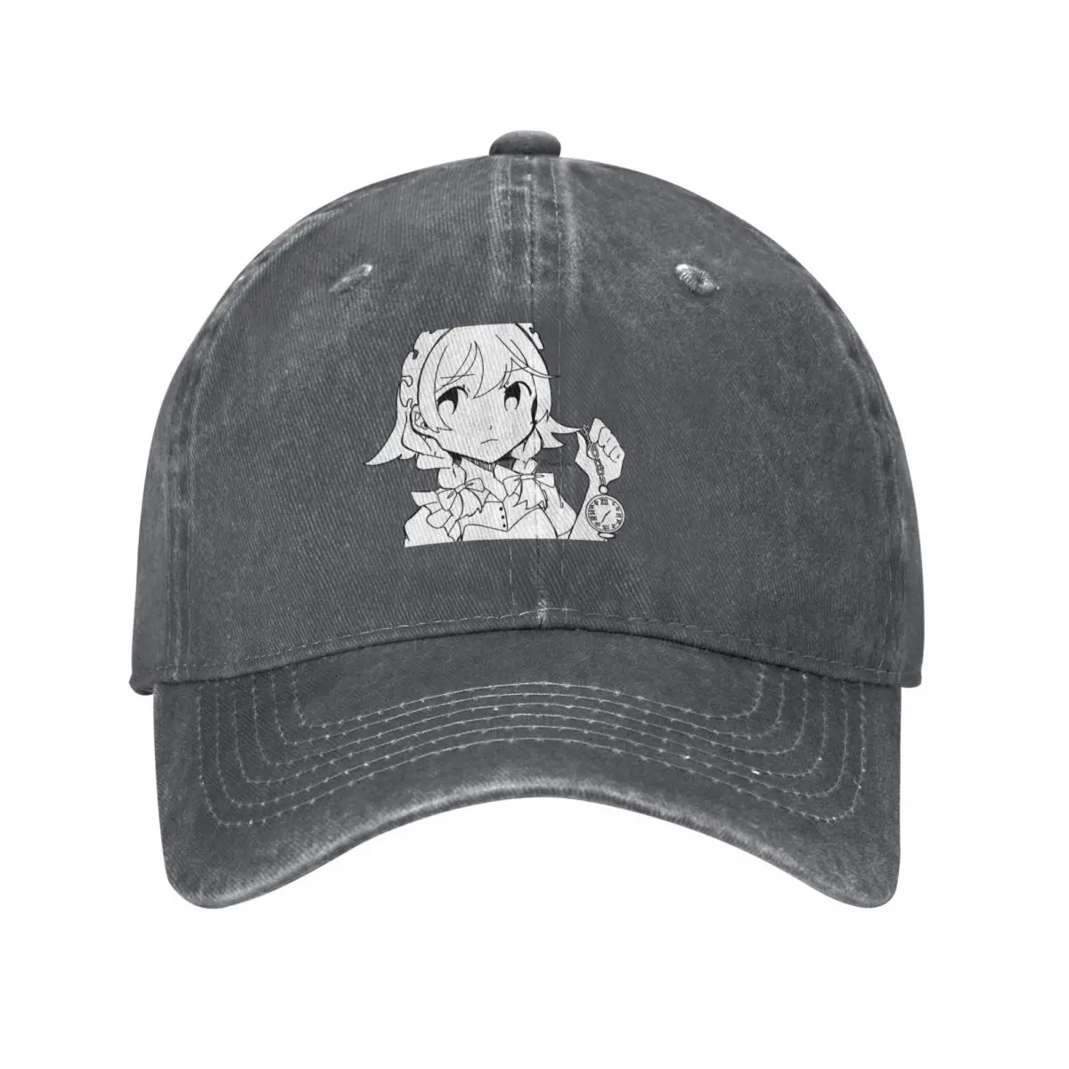 

Sakuya Black and White Baseball Cap Beach Beach Bag Rave Caps Male Women's