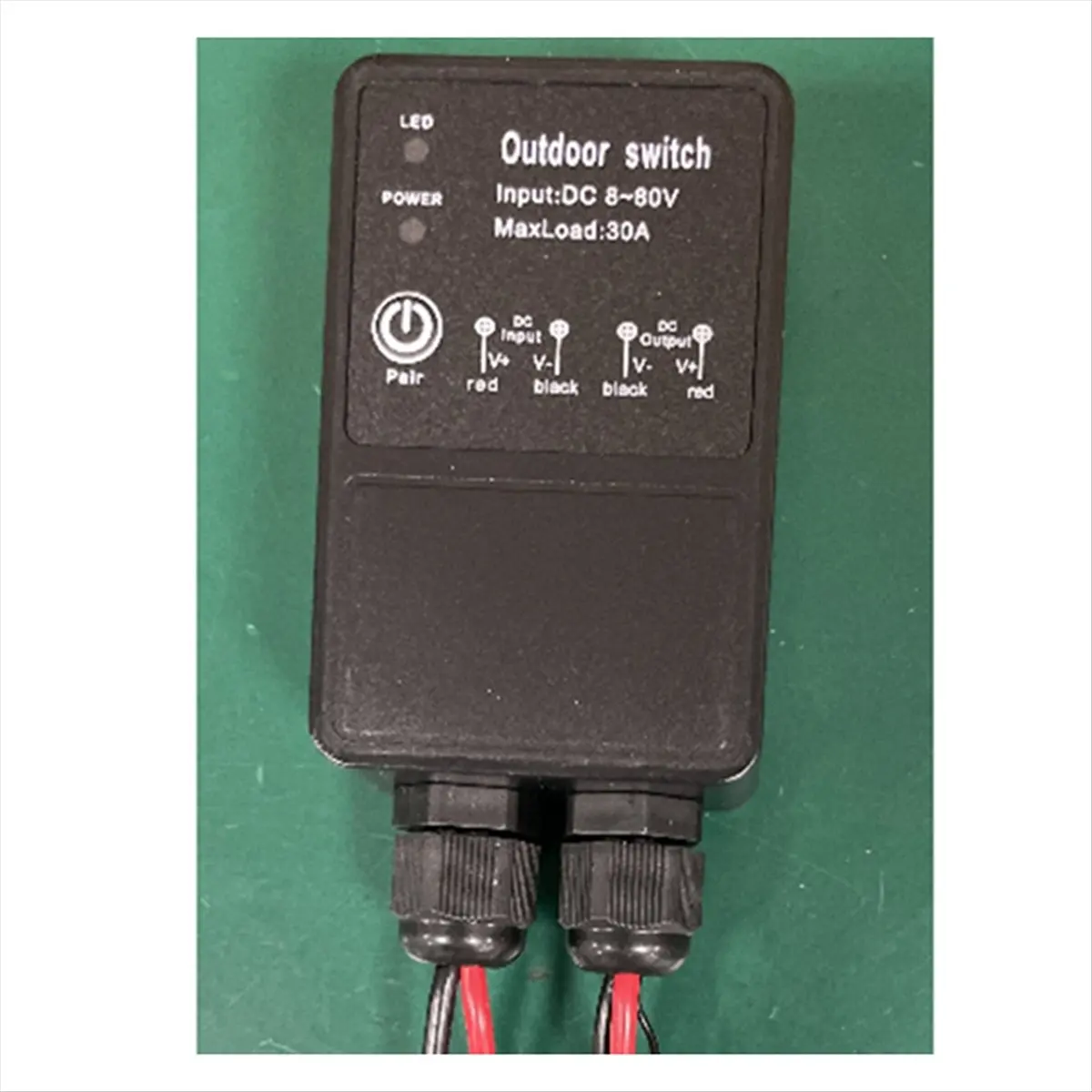 2026 Trend 433Mhz Wireless Remote Control Light/Pump Switch DC 12V 24V 36V 48V 72V 30A High Power Waterproof Relay