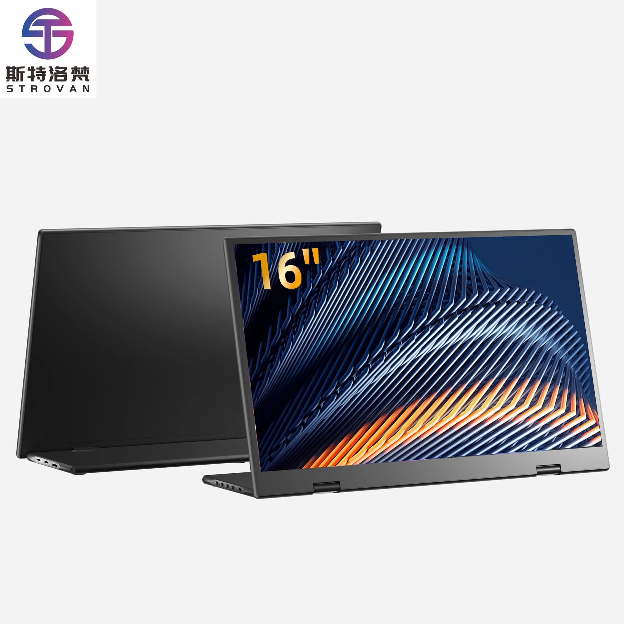 

1200p 16 Inch Type-C Portable , Full HD IPS, USB-C & Mini HD/MI Ports, External Display for Laptop Console