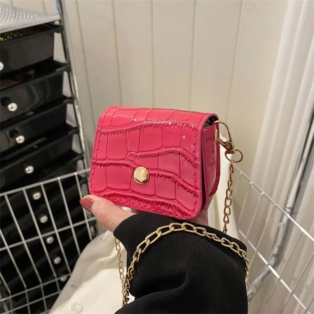 

Cute Mini Crossbody Bags PU Versatile Shoulder Bag Simplicity Chain Handbag Women
