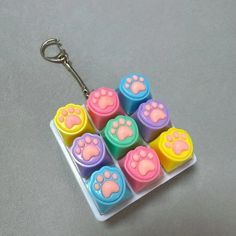 لوحة المفاتيح تململ لعبة لوحة المفاتيح تململ المفاتيح القط باو لوحة المفاتيح الضغط زر إصبع الفرس اللعب الإجهاد الإغاثة تململ هدية