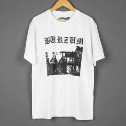 Burzum T-Shirt Black Metal 90S Darkthrone Bathory Varg Vikernes Men Short Sleeves Cotton Summer Tee Shirt Printed Clothing