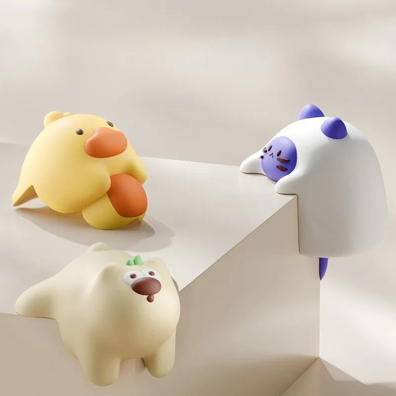 12PC Kawaii Kid Anti-Collision Protectors Cartoon Animal Desktop Figurine Table Corner Protective Cover Home Decor Accessories