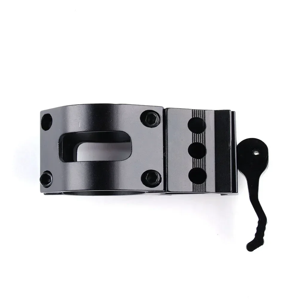 Quick Release Flashlight Tube Clamp 21mm Slot with Wrench 25.4mm Diameter Aluminum Alloy Sight Clamp Gun Accessories