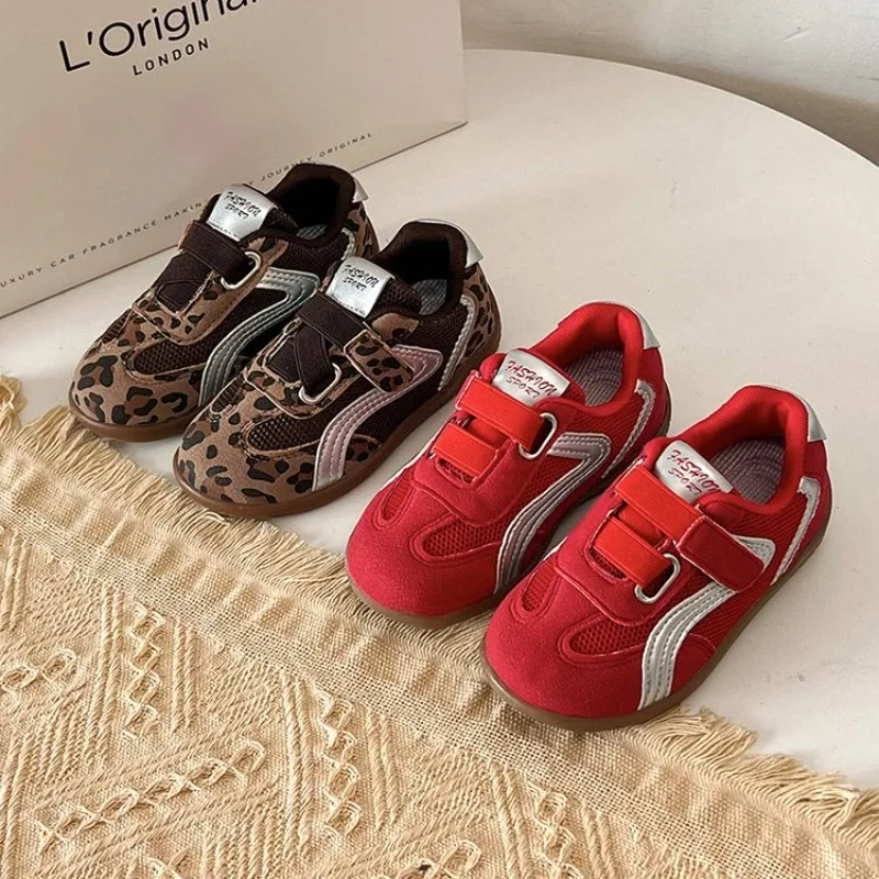 2026 Autumn Children's Sneakers Boys Girls Soft Sole Non-slip Casual Student Running Shoes Baby Kids School Sports Shoes 23-33