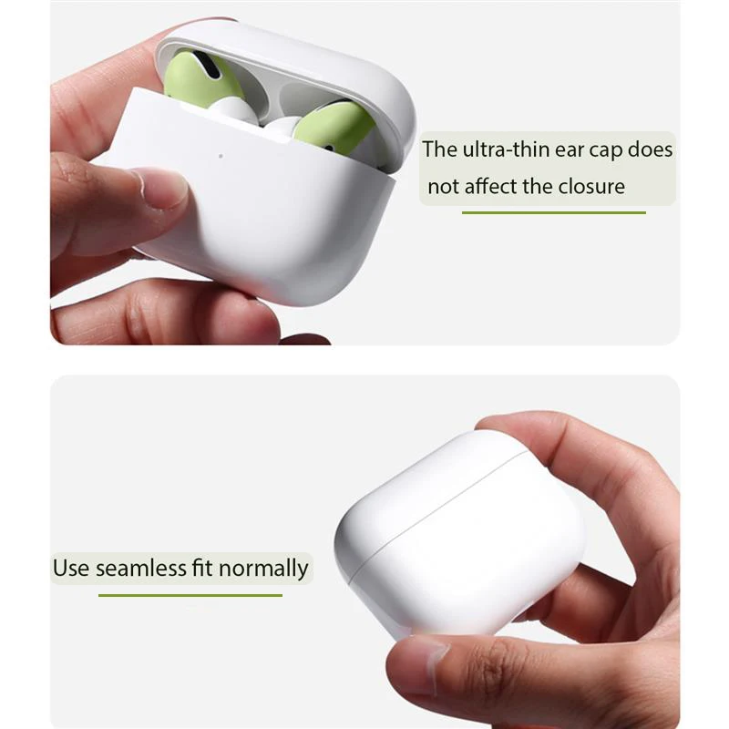 For Airpods Pro Silicone Skin Cover EarTips Earpads For Air Pods Ear Tips Buds Earphone Wireless Bluetooth Accessory Case