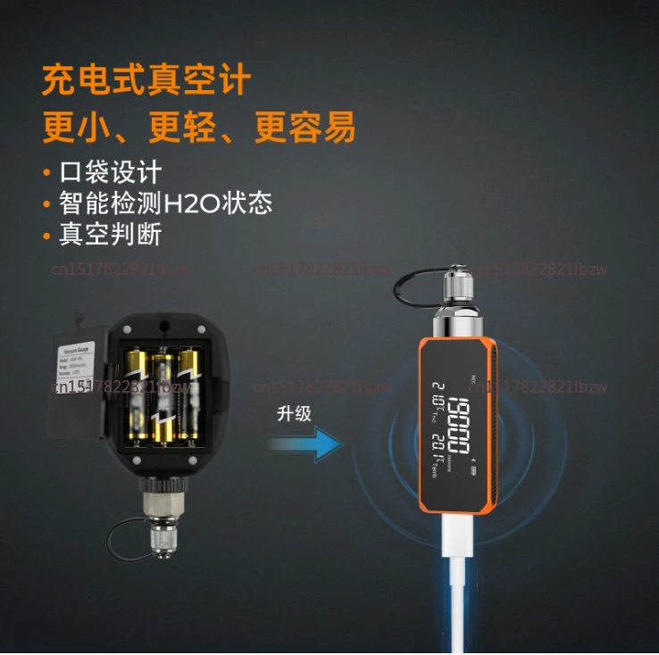 VGW-Mini Digital Micron Gauge - Refrigeration Vacuum Tester for Accurate Measurement