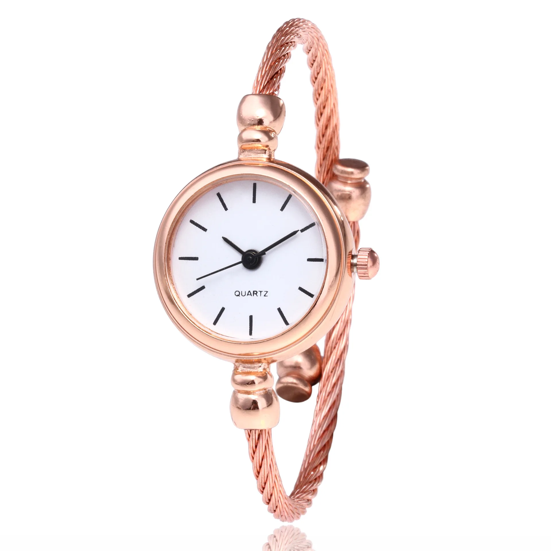 Fashion, Leisure, Luxury Women's Metal Bracelet, Digital Quartz Watch