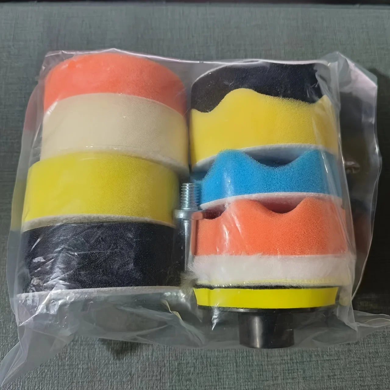 Professional Car Detailing Polishing Kit For Electric Drill With Sponge Wheels And Angle Grinder Attachment