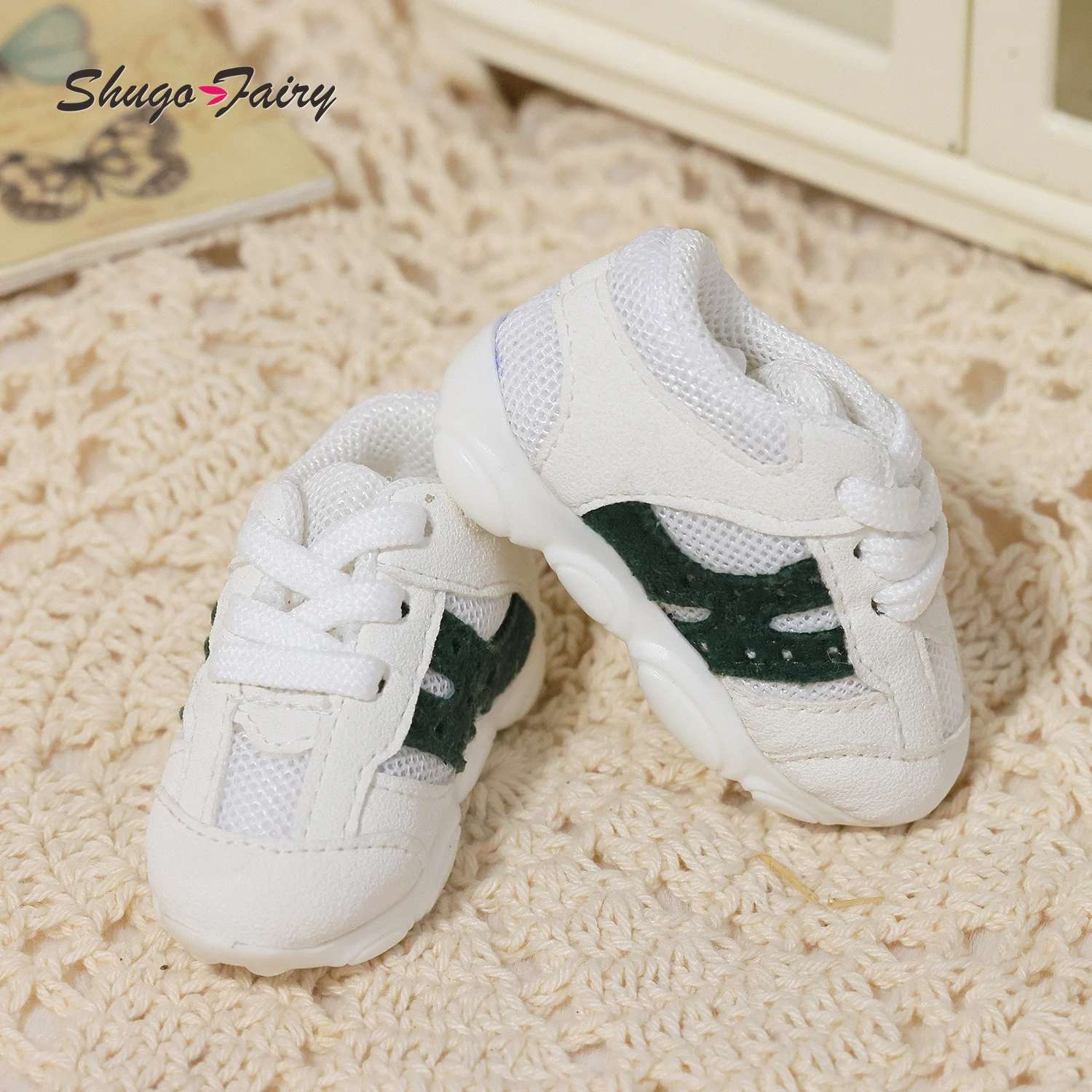 Scarpe BJD 1/4 Sneakers con Piattaforma alla Moda per Piedi Luts WX4-423 Multicolore Calzature Sportive con Suola Spessa Accessori Shugafairy