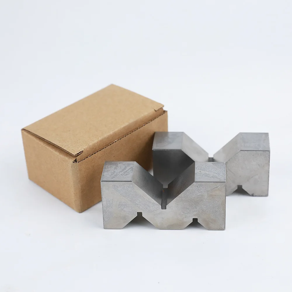 2pcs-spot-supply-steel-precision-v-block-m-shaped-iron-block-marking-block-parallel-spacer-block