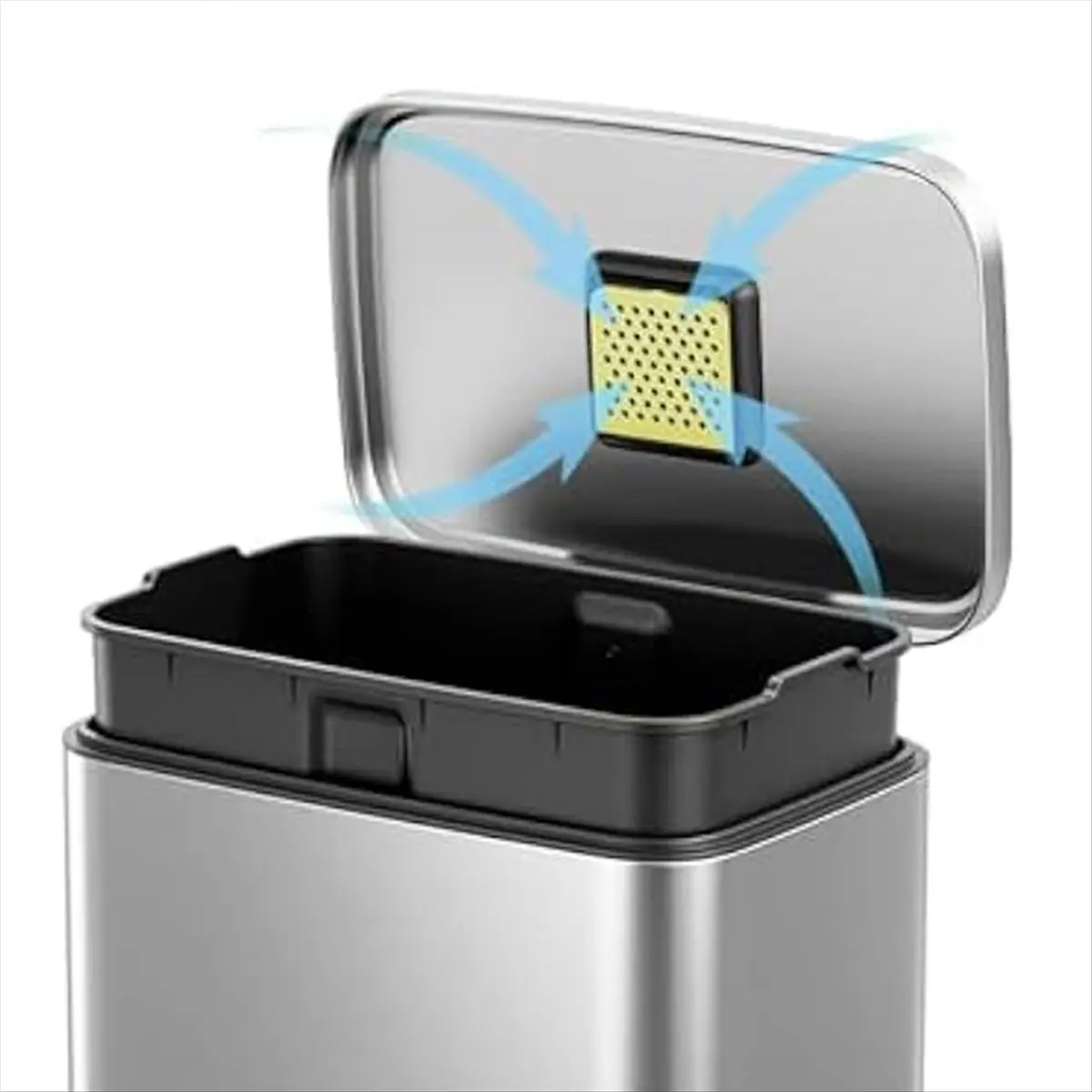 

(Лидер продаж) 12 шт. сменных сменных фильтров для мусорного бака, впитывающих запах фильтров для мусорных баков, дезодоратор с активированным углем