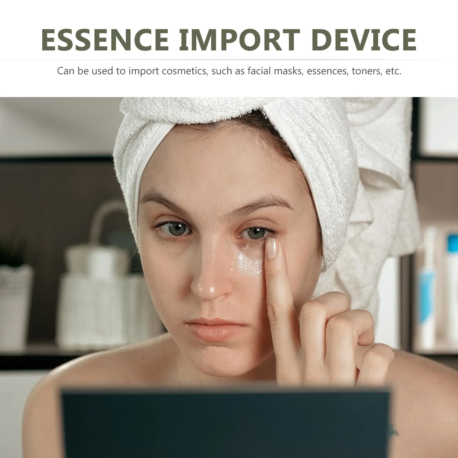 6 قطعة قضبان كريم العين المعدنية عصا تدليك للعناية بالوجه سبيكة الجلد الأسطوانة أداة لوازم التجميل العين مدلك حل الجلد الرقيق #2