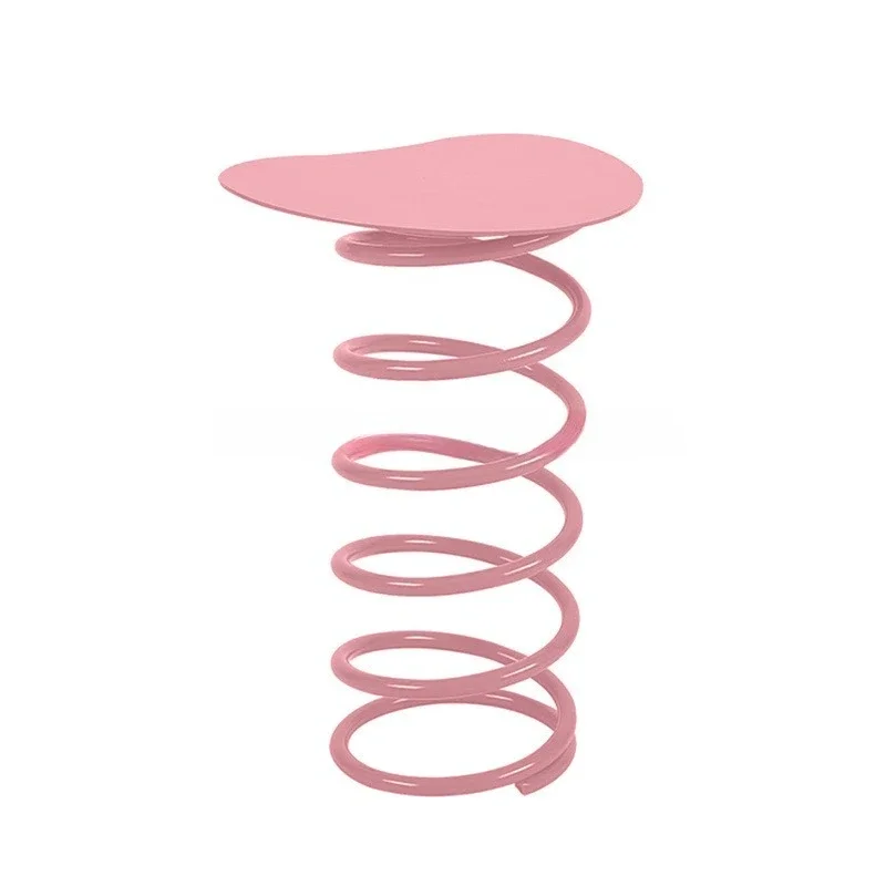 

Spring tea table, bedroom bedside, cute small table, creamy style macaron sofa, small tea table