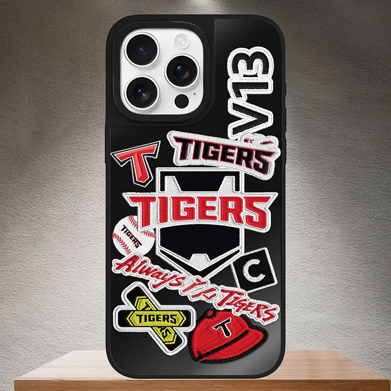 حافظة مغناطيسية لسطح مرآة الحدود السوداء الكورية - تناسب آيفون 12 برو ماكس من خلال 17 برو ماكس