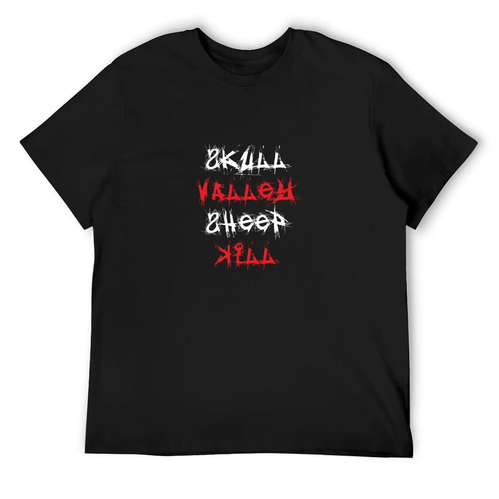 Skull Valley Sheep Kill - The Best Punk Band in L.A. - Centered Type T-Shirt designer shirts cute clothes Men's t-shirt