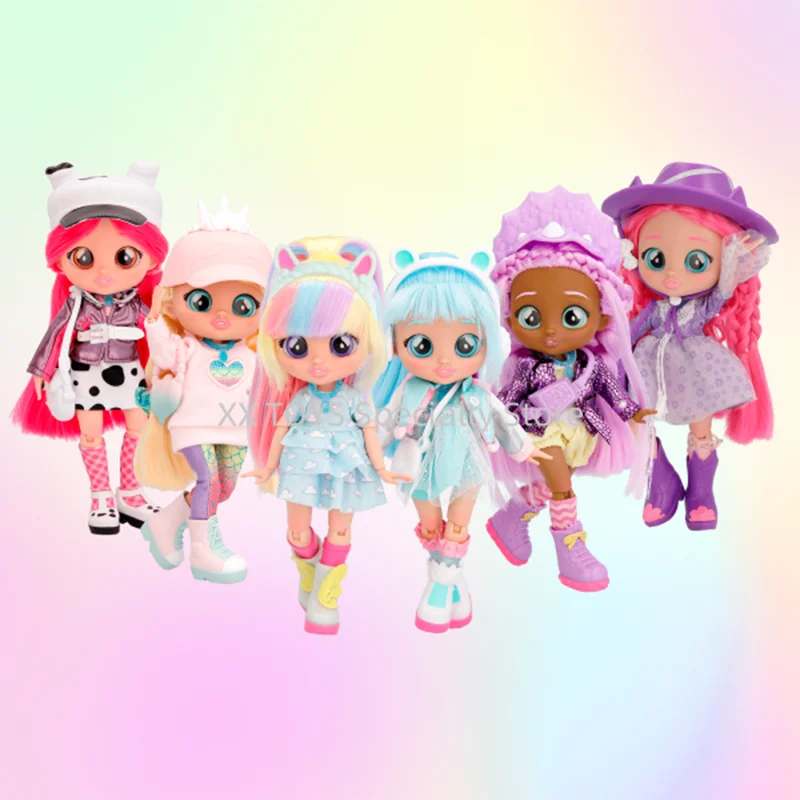 Cry Babies BFF 7.8 Inch Kristal Katie Fashion Doll with 9+ Surprises Including Outfit and Accessories Collectible Doll Girl Toys