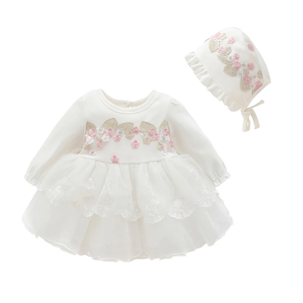 Princess Dress Skirts with Hat Spring and Fall Tutu for Baby Girls