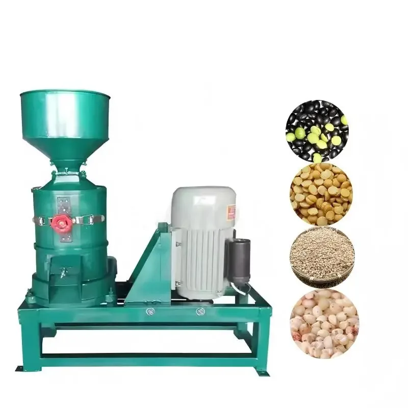 Automatic Motorized Sorghum Husking Oat Peeling /Corn Wheat Peeler/Barley Shelling Machine-Farm Use High-Accuracy Grain