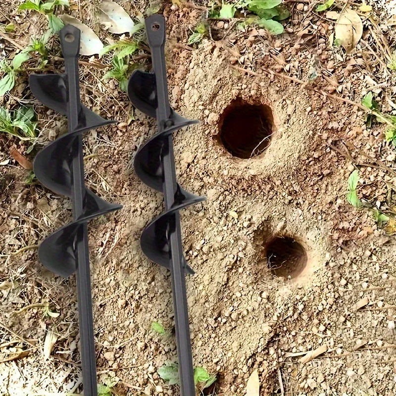 Premium Metal Garden Auger Spiral Drill Bit Soil Excavator For Planting Gardening Landscaping Ground Drilling Equipment