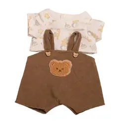 Plush Doll Clothes for 38cm DIY Stuffed Animals Clothes, Soft, Plush Doll Accessories, Dress Up Cartoon Doll Clothing