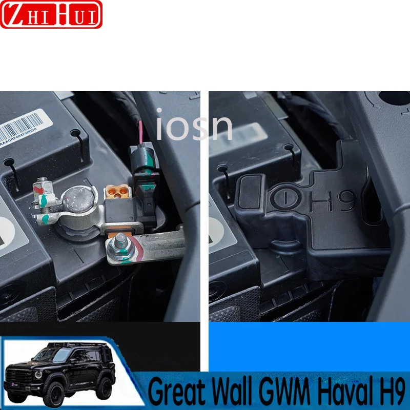 IOSN 4x4 Protective Cover for Haval H9 II 2024-2025 Trim Cover Protector Anti-Scratch Protection Accessories Negative Battery