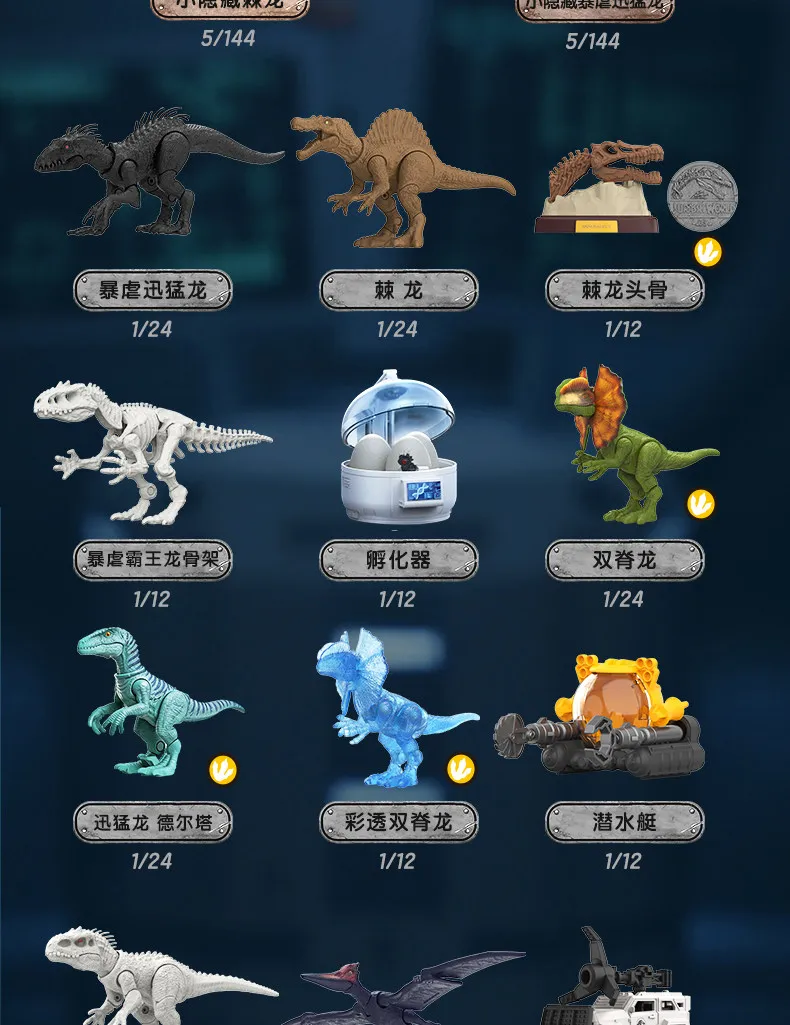 BLOKEES Original Jurassic World TS04 TS03 TS02 Jurassic Park Dinosaurier Tyrannosaurus Zusammengebautes Modell Actionfigur Spielzeug Geschenk – Detail 23