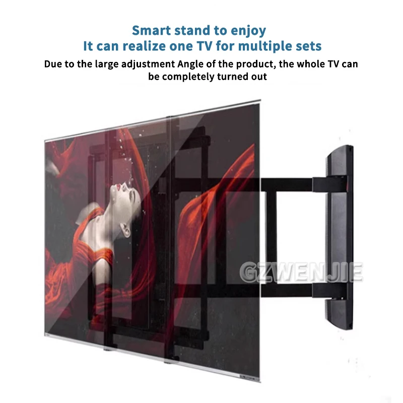 Adjustable Electric TV Mount Wall Mount Bracket Support 32"-75" LED/LCD TV Hold Up to 50kg VESA 100*100 Home Office Use TV Stand - Image 6