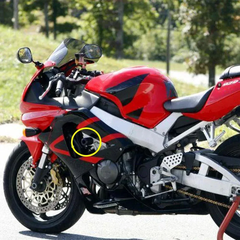 Fit For Honda CBR 929 RR 2000-2001 CBR 954 RR 2002-2003 Motorcycle Frameless Cutting Sliders Fall Protection Guard view 2