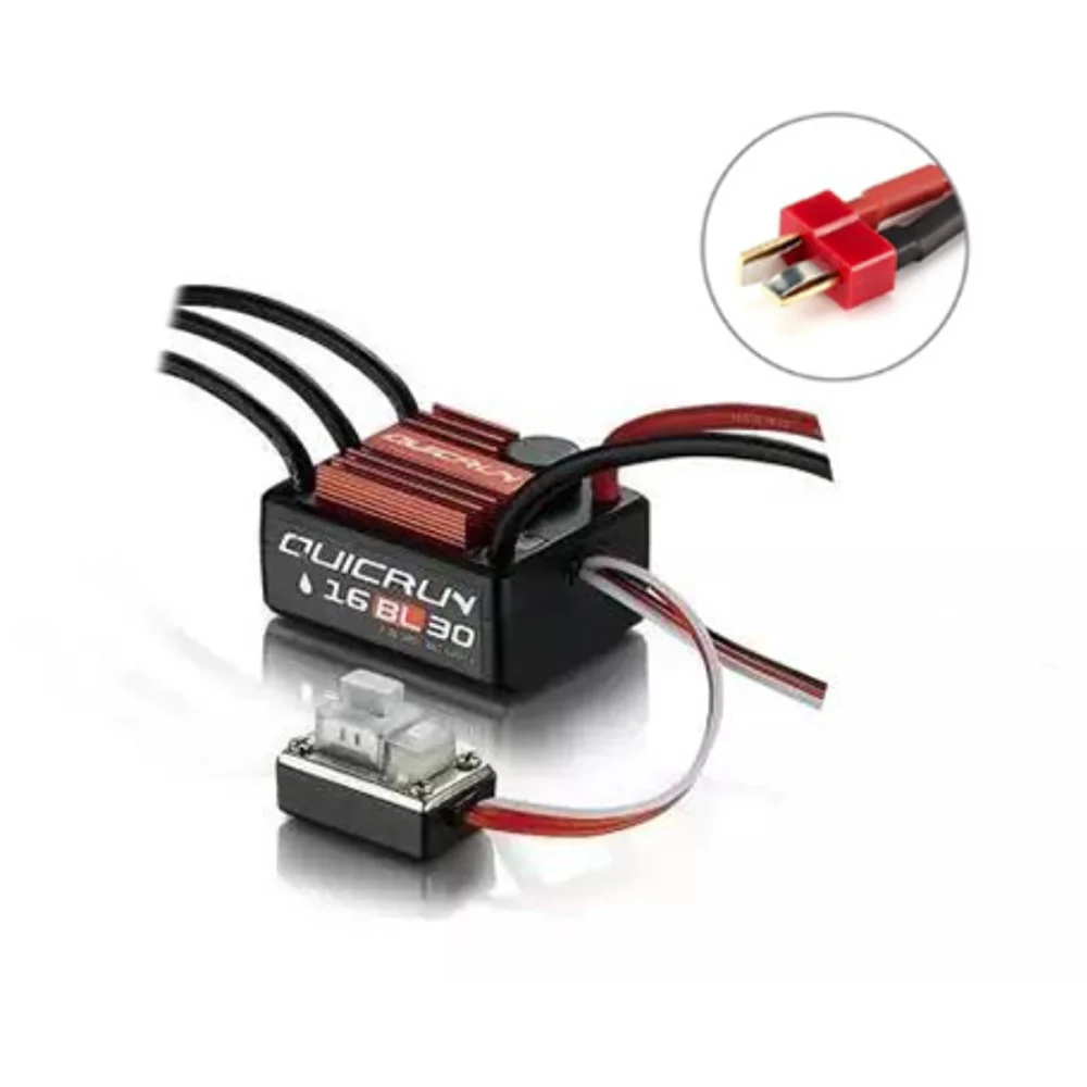 HobbyWing QuicRun WP-16BL30 30A Waterproof And Brushless ESC For 1/16 RC Car