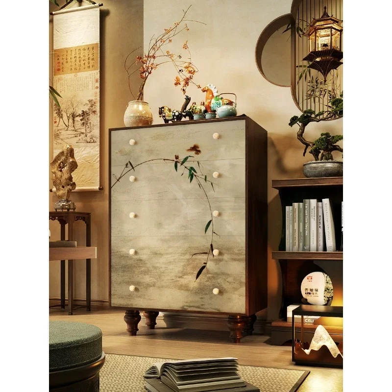 Medieval chest of drawers, living room decorative cabinet, entrance hall, bedroom against the wall storage locker