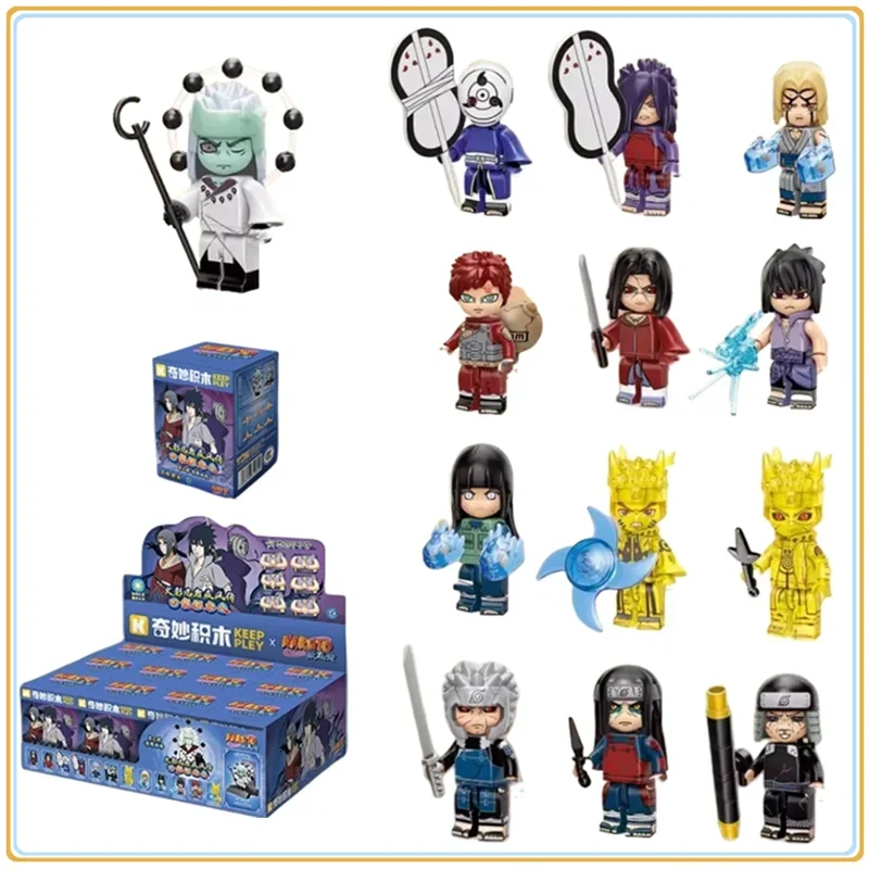 Keeppley Naruto Building Blocks Vol.03 Ninkai Taisen Madara Hashirama Tobirama Tsunade Itachi Model Assembled Children's Toys